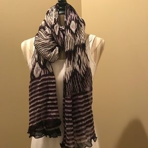 Parisian festive 92 inch scarf bought in Paris.